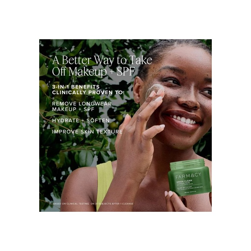 Farmacy Green Clean Makeup Removing Cleansing Balm 3.4 oz /
