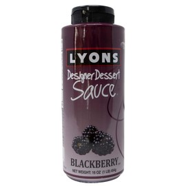 Lyons Blackberry Designer Dessert Sauce (Pack of 12 Bottles)