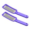 Baluue 2pcs Stainless Steel Foot File Scraper Dead Skin Remover