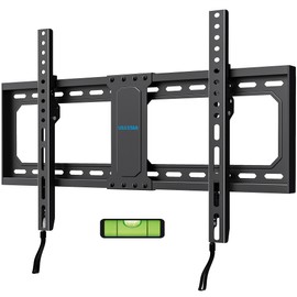 UL Listed Fixed TV Wall Mount for 37-82 Inch Screens, Low Profile TV Mount Fits 16", 18", 24" Studs, Wall Mount Bracket with Quick Release Lock, Max VESA 600x400mm, Holds up to 132 lbs by USX STAR