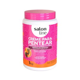 Combing Cream Intense Salon Line - 1 kg Salon Line Creme de Pentear Definição Intensa Salon Line - 1 kg
