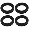Unlorspy 10Pcs 2Inch Rubber Grommets 1.57" ID, 50mm Rubber Hole