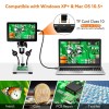 MUSTOOL TOMLOV 7" Lcd Digital Microscope 1200x Coin Magnifier 1080p