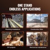 VEVOR Pipe Stand, 2500LBS Heavy Duty Pipe Jack Stands, 27.2"-52"