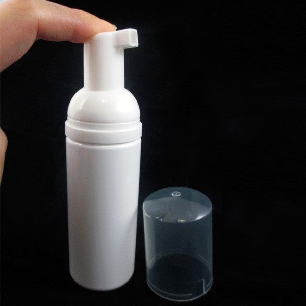 AllTopBargains 48 Foam Pump Bottles White Plastic Refillable Soap Dispenser
