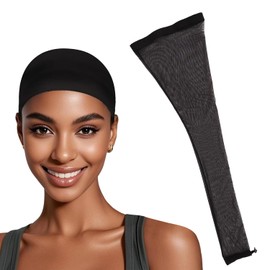 Hair Weave Sleeve for Locs, Extra Long Hairsleeve for Braids, Dreadlocks & Twists – Breathable Loc Sleeve for Women – Stretchy, Reusable, Lightweight Hair & Wig Cap