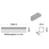 Gedotec Angle Profile Aluminium LED Corner Profile Aluminium Profile Strip
