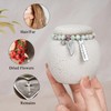SOITIS Mini Urn for Human Ashes - 2.76 Inches White
