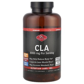 Olympian Labs CLA 3000mg Conjugated Linoleic Acid Softgels 210 tablets, 1 unit / 올림피안랩스 CLA 3000mg 공액리놀레산 소프트젤 210정, 1개