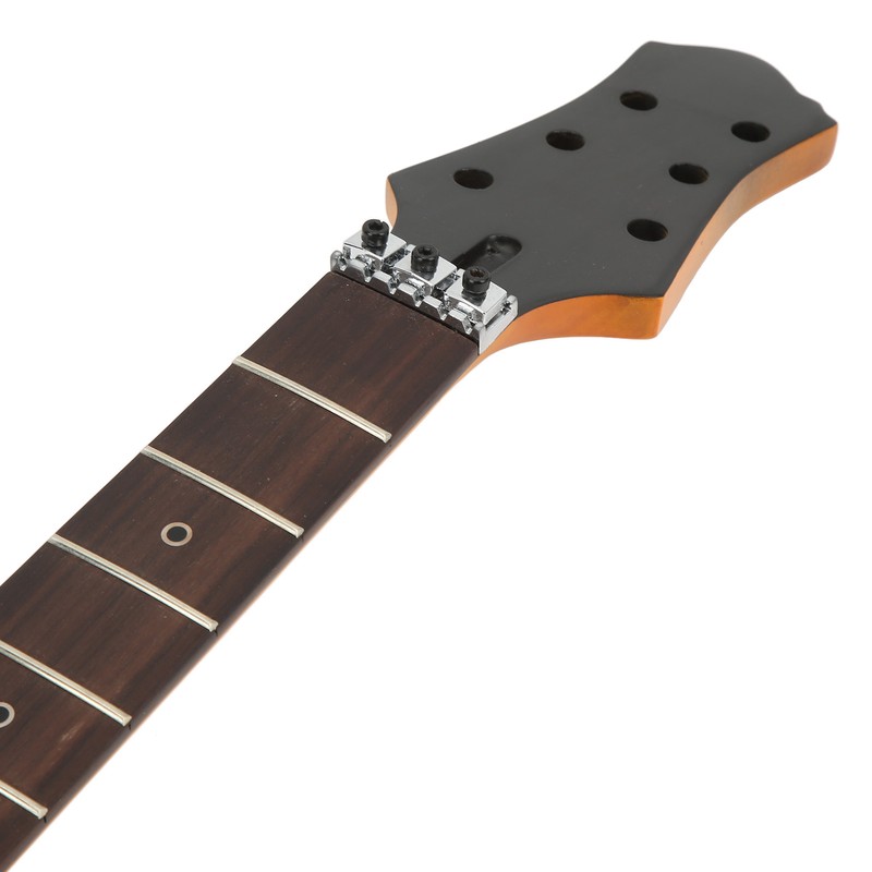 Guitar Neck Fingerboard 24 Fret 25.6in Smoothly Elegant Wood Electric