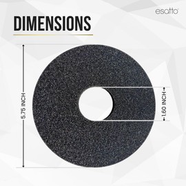 Esatto 6 Sponge's for Glass Salt Rimmer for Margarita Tray and Cocktail – Apply Salt, Sugar, and Lime Juice for Better Drinks and Efficient Drink Preparation