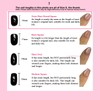 Extra Short Press on Nails Squoval False Nails Handmade with