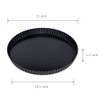 Webake 11 inch Tart Pan Heavy Duty Quiche Pan Removable