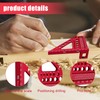 3D Mitre Angle, 3D Carpenter's Angle Measuring Tools, 22.5-90° Combination