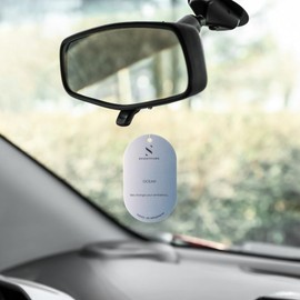 Scentfume Luxury Air Freshener for Cars & Homes, Long-Lasting Signature Scents, Hanging Sachets - Ocean, Jasmine, Lime & Sandalwood - Premium Aroma Oils, (Ocean Air Refreshener)