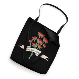 Dolce Far Niente, Italian Sweet Simple Lifestyle Floral Tote Bag