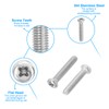 PATIKIL Phillips Pan Head Screws, 60 Pack M2.5-0.45 x 16mm
