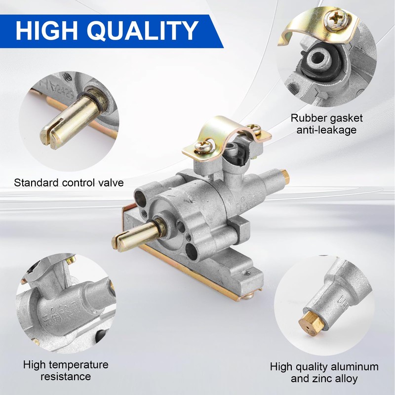 Catilon Griddle Gas Burner Control Valve Replacement for Blackstone 22