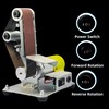 Mini Benchtop Belt Sander, Electric Knife Sharpener, Power Grinder Polisher