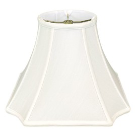 Royal Designs Square Inverted Cut Corner Basic Lamp Shade, White, 5 x 10 x 8