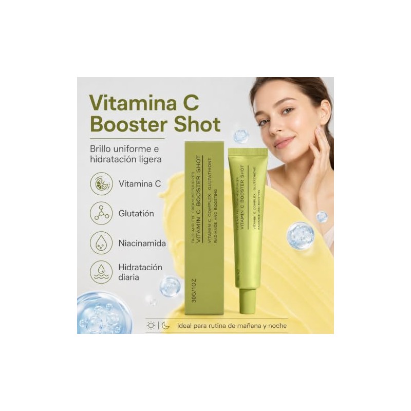 Sérum Facial Booster Shot de Vitamina C con Glutatión y