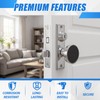 316 Stainless Steel Mortise Lock Set with Bolt, Heavy-Duty Marine