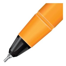 Pluma Lapicero Azor Pin Point Punto Fino 0.7 Mm 12 Piezas Tinta Azul Exterior Amarillo