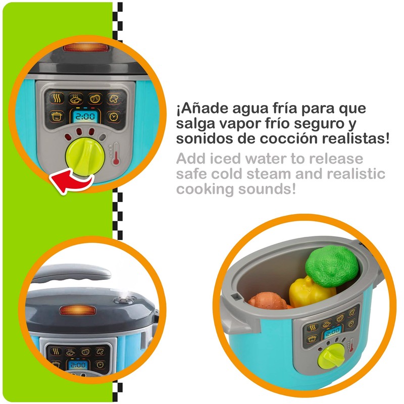 COLORBABY 46749 Electric Kitchen Robot with 6 pcs 3a+ (playgo)