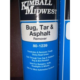Kimball Midwest (Lot of 2) Bug, Tar, & Asphalt Remover 13 oz spray cans -Kimball Midwest