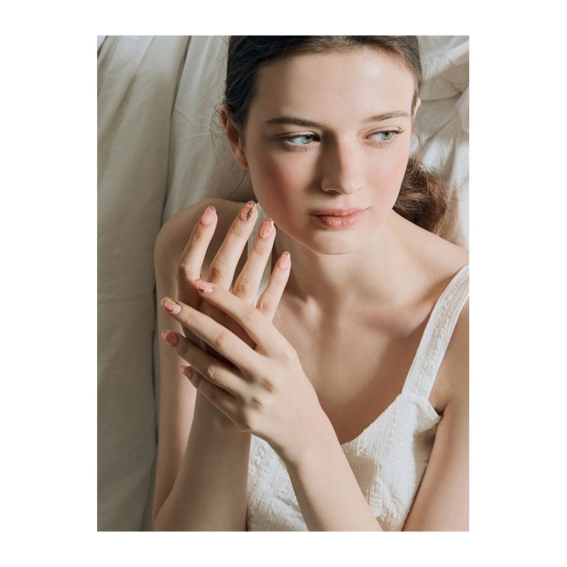 Peach Gold Gel Nail / 피치골드 젤네일