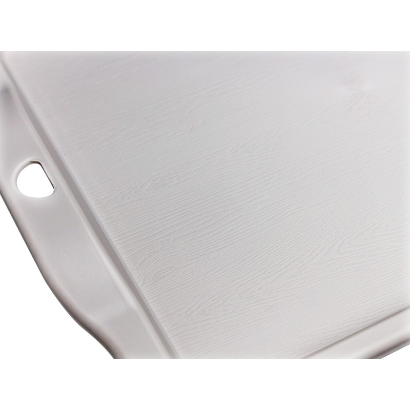 Microwavable Tray for Heating Food, Gray, 11.3 x 9 inches