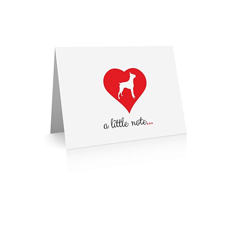 Boxer Note Cards (24 Fold-over Cards and Envelopes) Dog Breed
