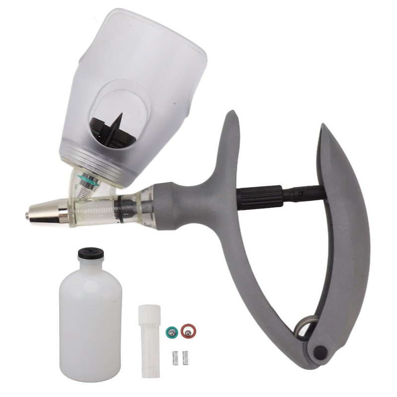 Livestock Syringe Adjustable Continuous Automatic Veterinary Syringe Gun for Cattle