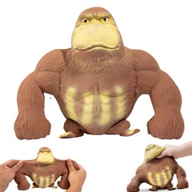 Soft Squeeze Stress Relief Toy, Stress Relief Toy, Decompress and Squeeze Stress Toy, Gorilla Figure for Stress Relief, Stretch Gorilla Toy, Latex Monkey Gorilla, Gorilla-S