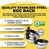 Eggssentials Egg Poacher Insert Stainless Steel Poached Egg Cooker Eggs