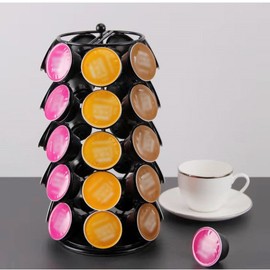 [Happy Kitchen] Dolce Gusto compatible rotating flower-shaped 35-hole holder (AD029-35) / coffee capsule holder / [해피키친] 돌체구스토 호환 회전 꽃모양 35구 홀더 (AD029-35) / 커피 캡슐 보