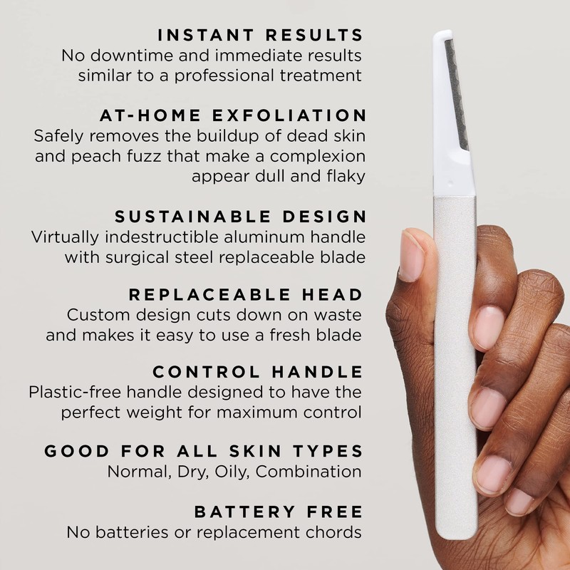 StackedSkincare Dermaplaning Replacement Blades - 3 Pack Face Razor Refills