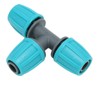 20PCS 16mm Tee Pipe Connector PE Irrigation Tubing Tee for
