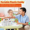 Classroom Caddy Storage Basket with Handle, 6 Pack Plastic Arts