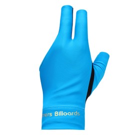 Pool Glove Left Hand 3 Finger Pool Glove Breathable Non Slip Billiards Glove Comfortable Pool Gloves Billiard Glove Billiard Gloves Billiards Gloves for Women or Men Billiard Accessories Blue