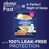 Always Always Maxi Overnight Pads with Wings, Size 4, Overnight,