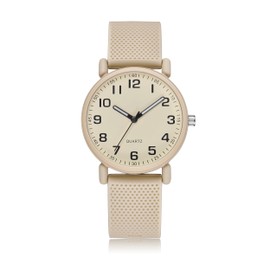 CIVO Women's Watch Waterproof Minimalist Quartz Wrist Watch Women's Bracelet Elegant Casual Quartz Watch for Women Creative, c-3 khaki, Strap.