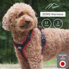 【Hakusan】 Zero Harness,Dog Harness, Padded, Adjustable, No Pull Design, Safety,Japanese