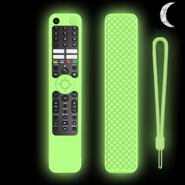 Remote Control Case Cover for Sony TV 4K RMF TX600C/P/U/E MG3-TX520U Protection Cover Anti Slip Shockproof Remote Cover Case with Lanyard Glow in The Dark - Glowing Green