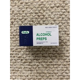 Rugby 8 Boxes Rugby Alcohol Prep Pads 100 Packets