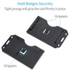 Pawfly Multi Badge Holder 2 Sided Vertical Black ABS Rigid