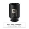 CASOMAN 1/2" Drive x 36 mm Deep 12 PT Impact