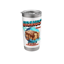 Uranus Brand Soap Heavenly Scent Retro Hipster Planetary Stainless Steel Insulated Tumbler