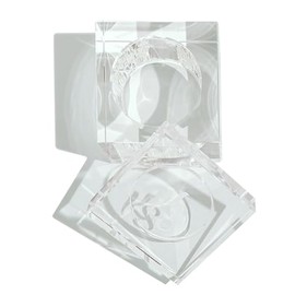 KIARA SKY Professional Nails Spill-Proof Dappen Dish with Lid for Holding Acrylic Liquid Monomer - Clear