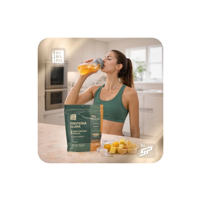 SP HUMANIA Proteína Clara Clear Whey Tropical Mix 250g 10